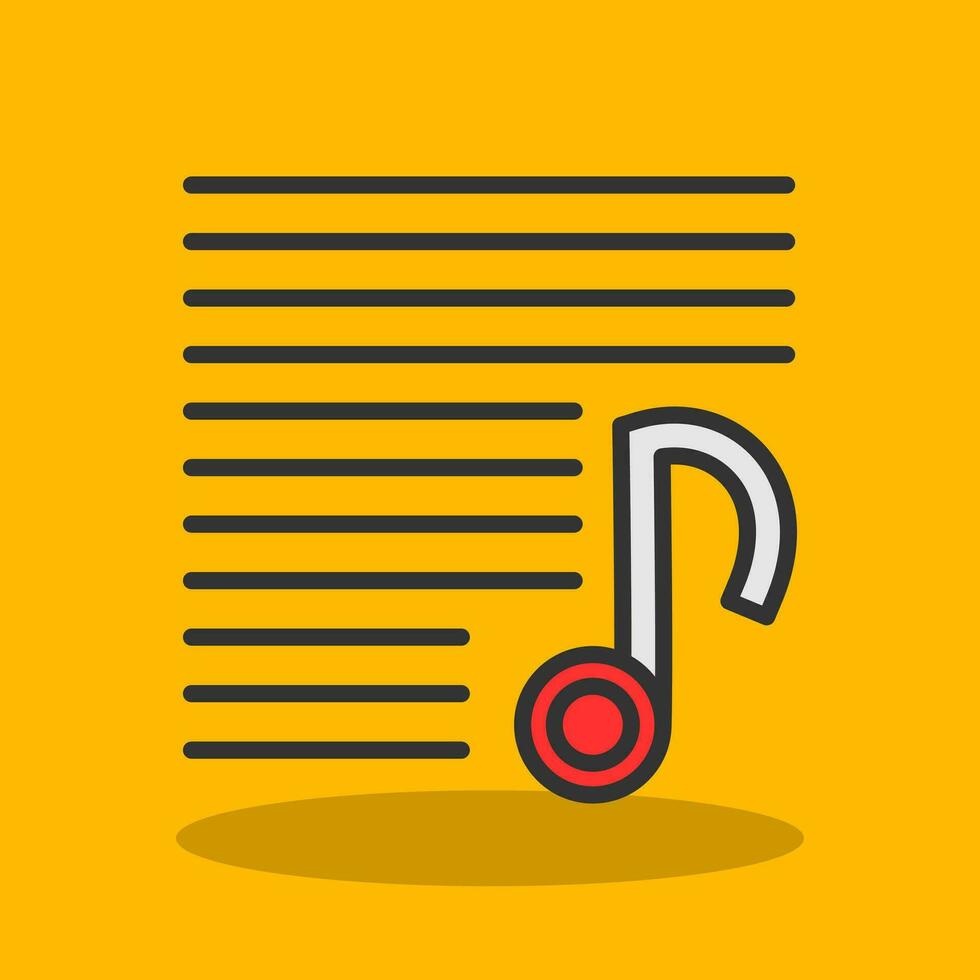 Playlist Vector Icon Design