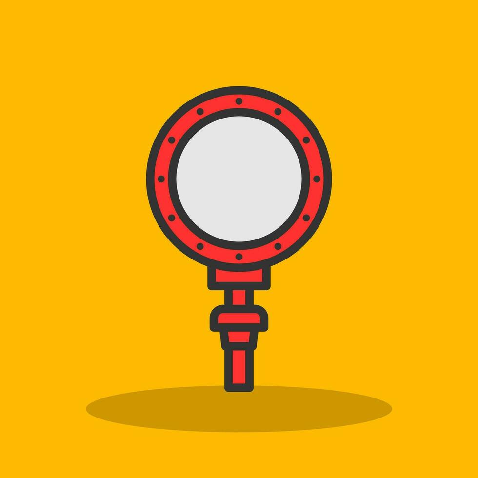 Ring light Vector Icon Design