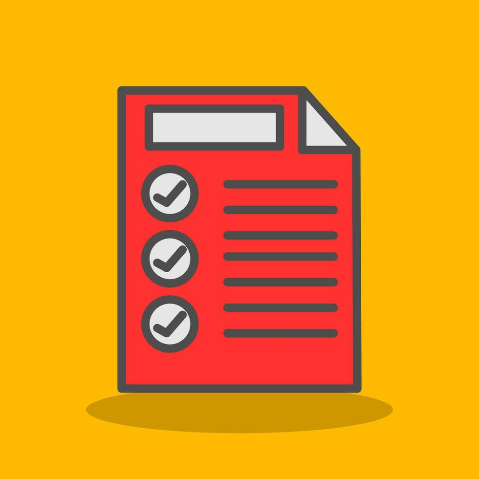 Checklist Vector Icon Design