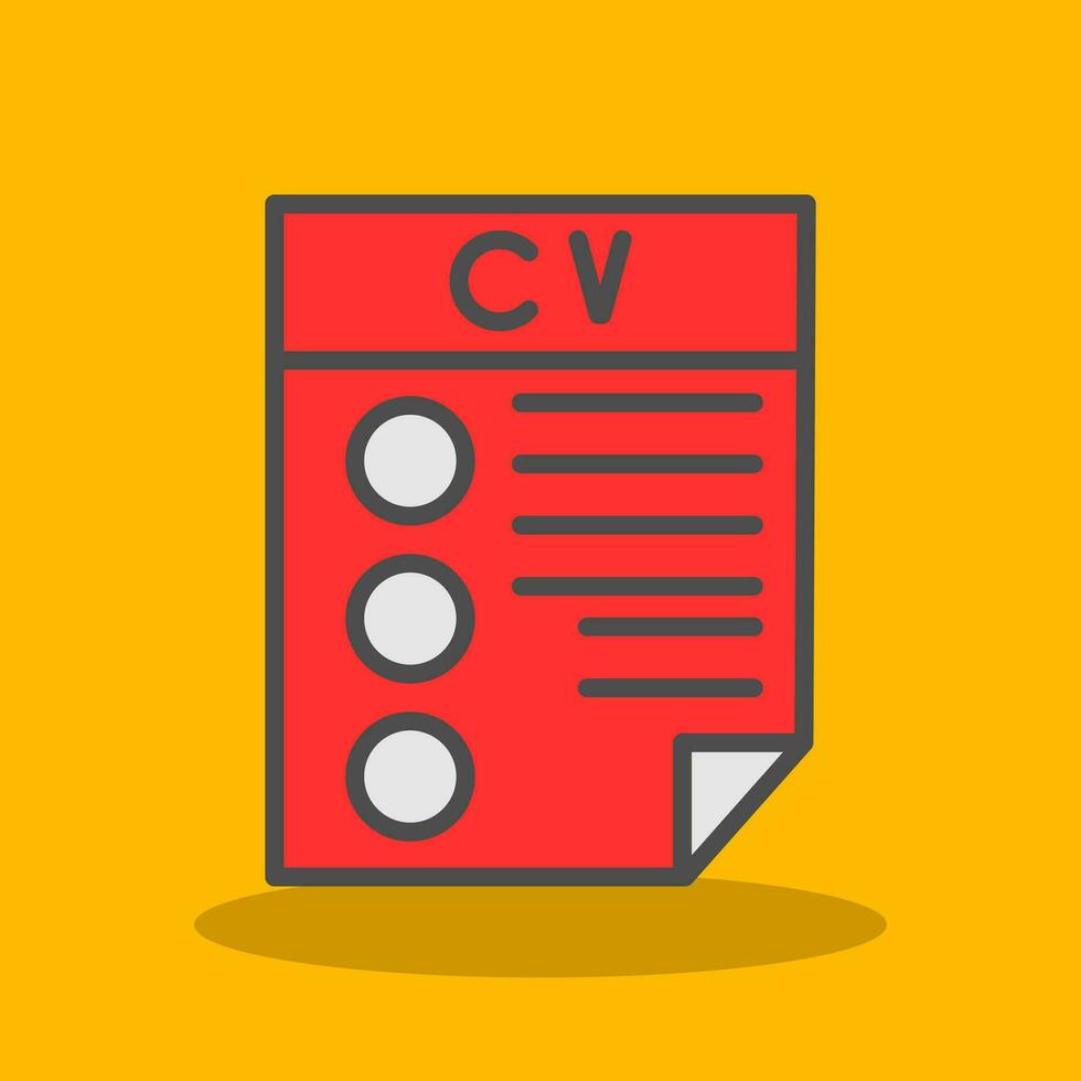 CV Vector Icon Design