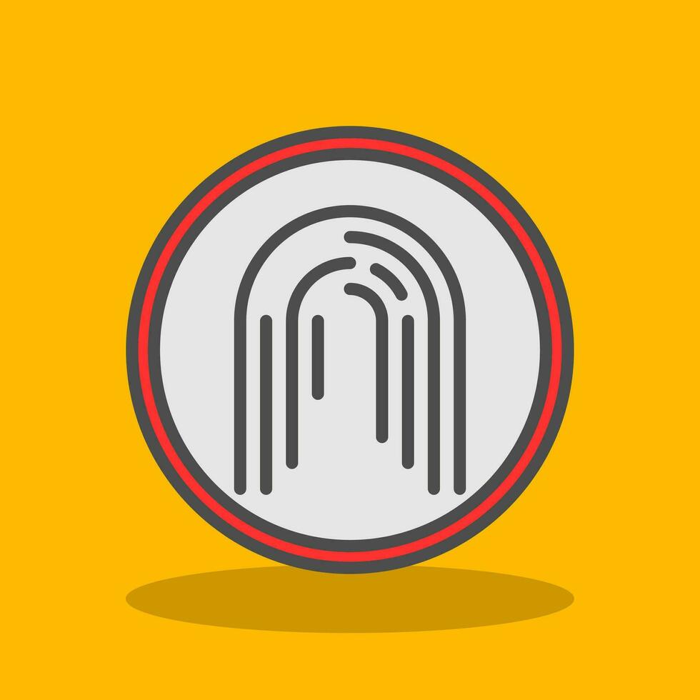 Finger print Vector Icon Design
