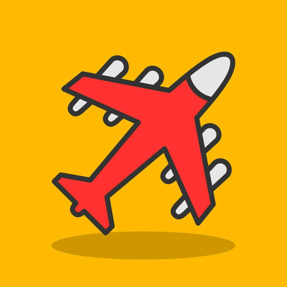 Plane Vector Icon Design