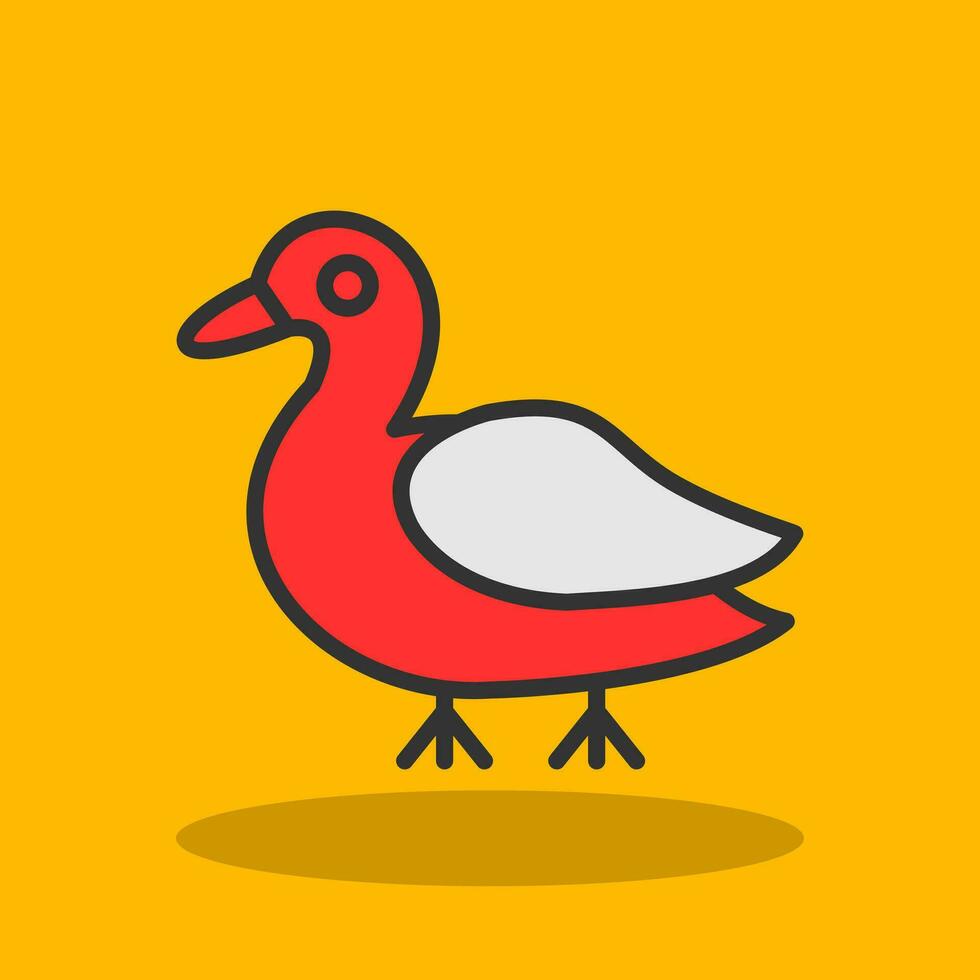 Duck Vector Icon Design