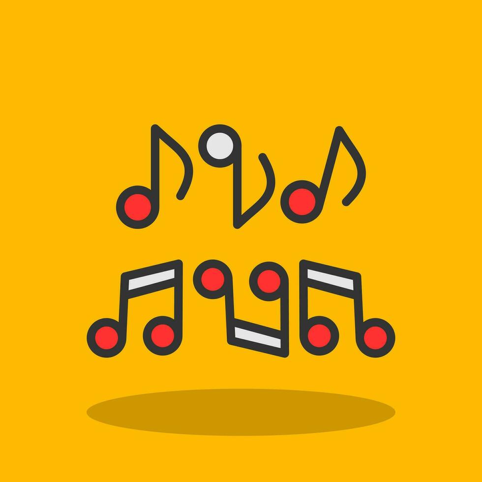 Musical note Vector Icon Design