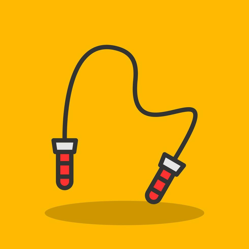 Skipping rope Vector Icon Design