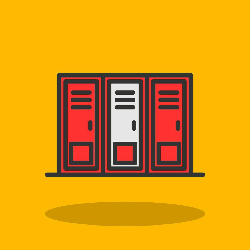 Locker Vector Icon Design
