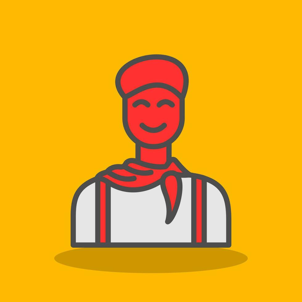 Mime Vector Icon Design