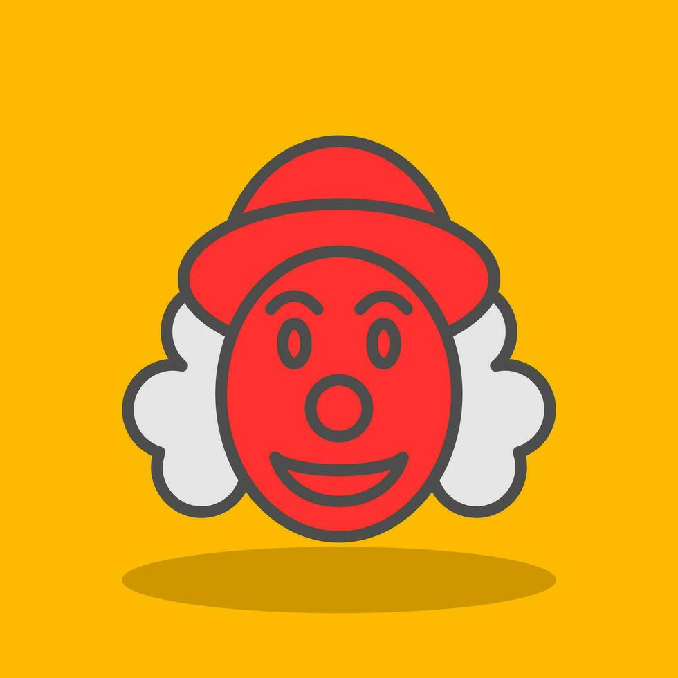 Clown Vector Icon Design
