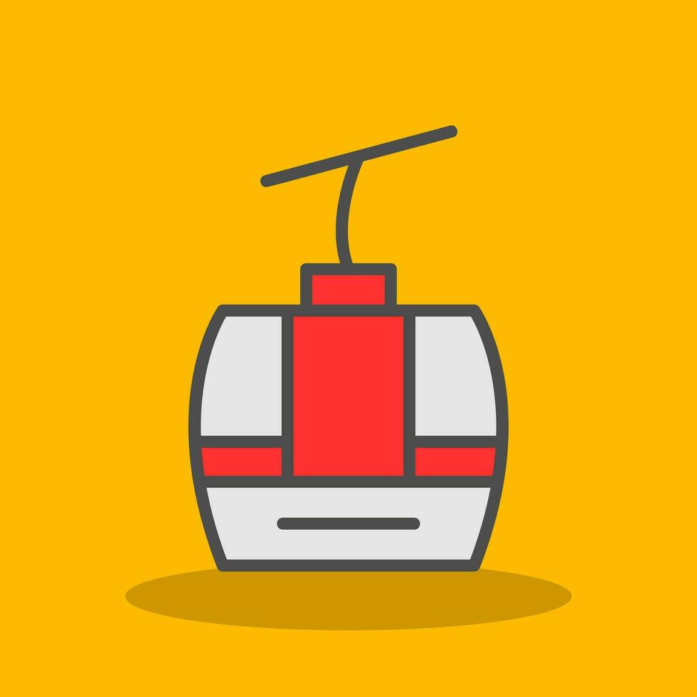 Gondola Vector Icon Design