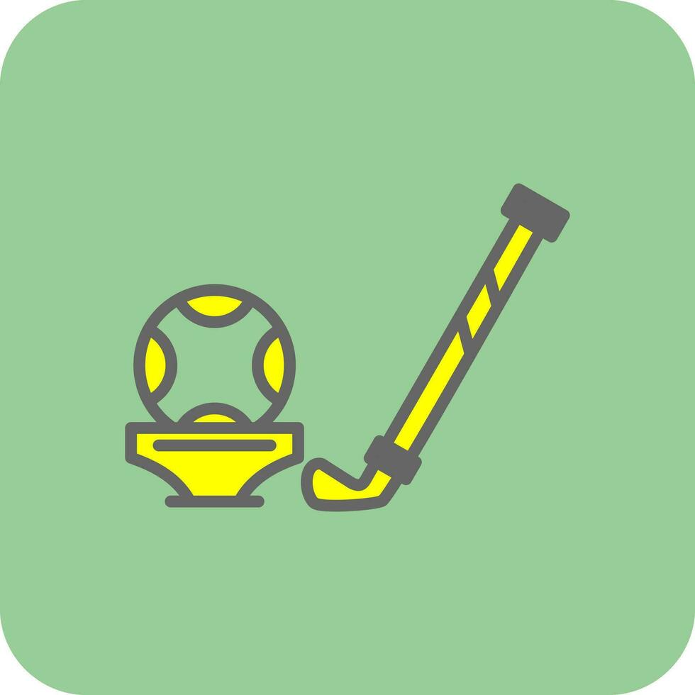 Golf club Vector Icon Design