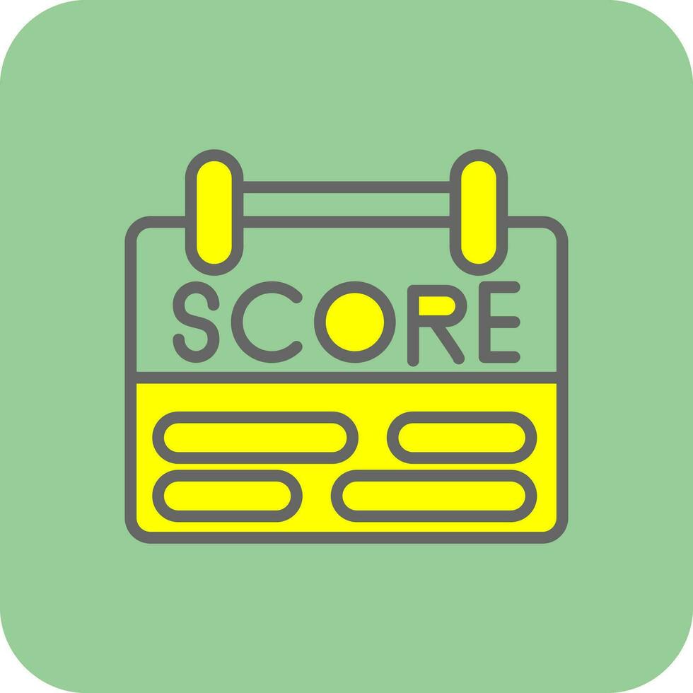 Scoring Vector Icon Design