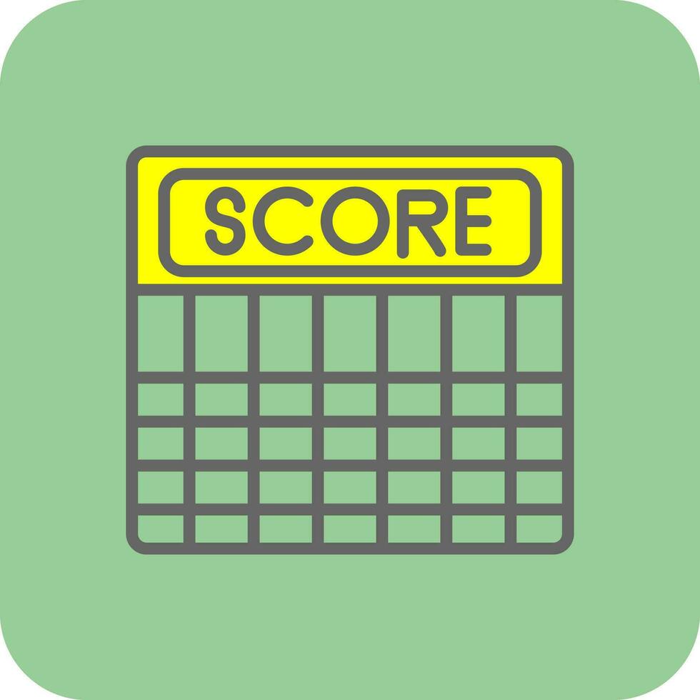 Score Vector Icon Design