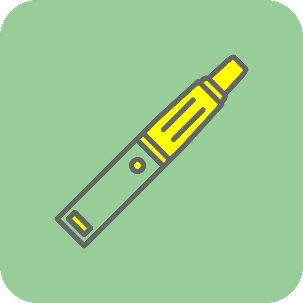 Electronic cigarette Vector Icon Design