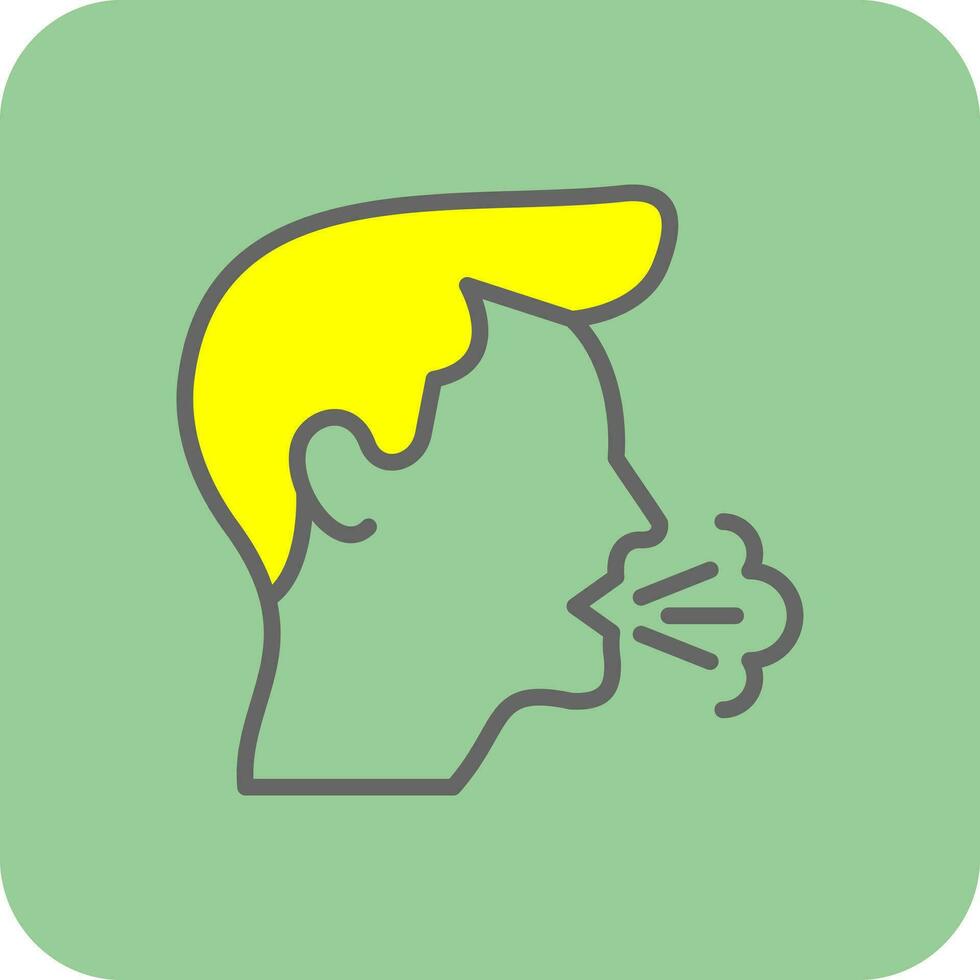 Cough Vector Icon Design