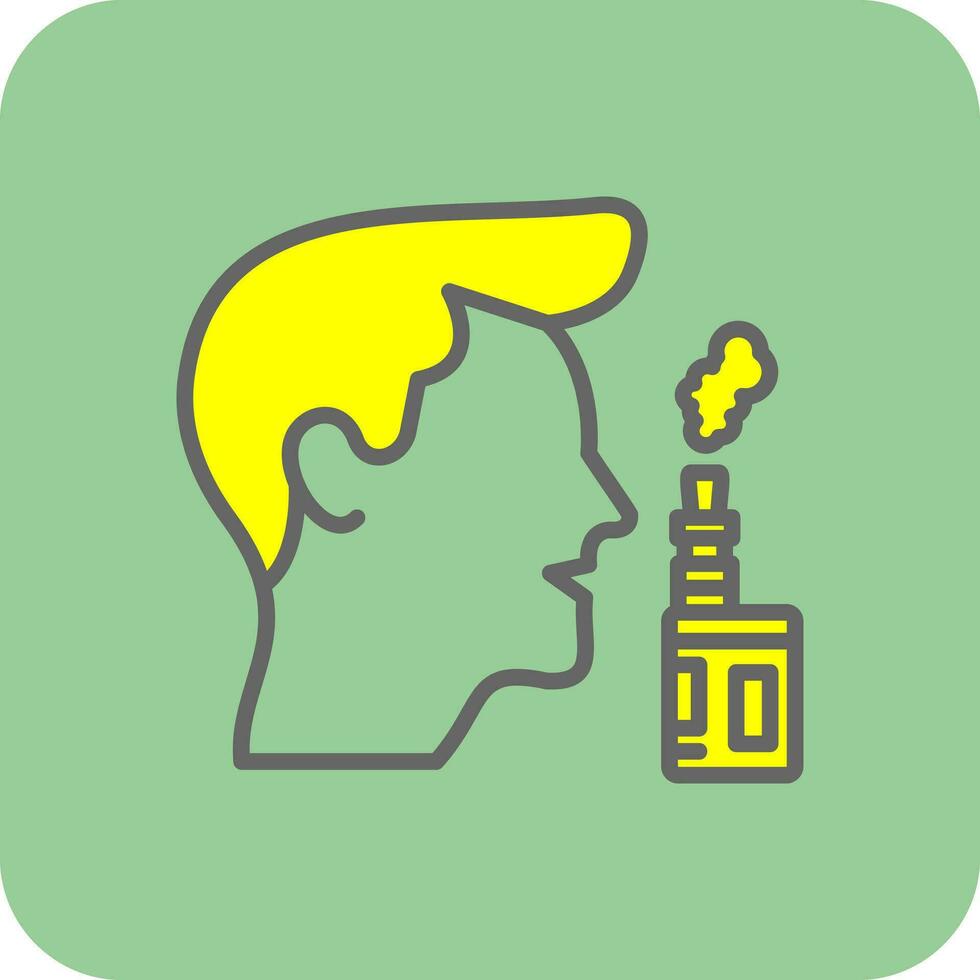 Vaper Vector Icon Design