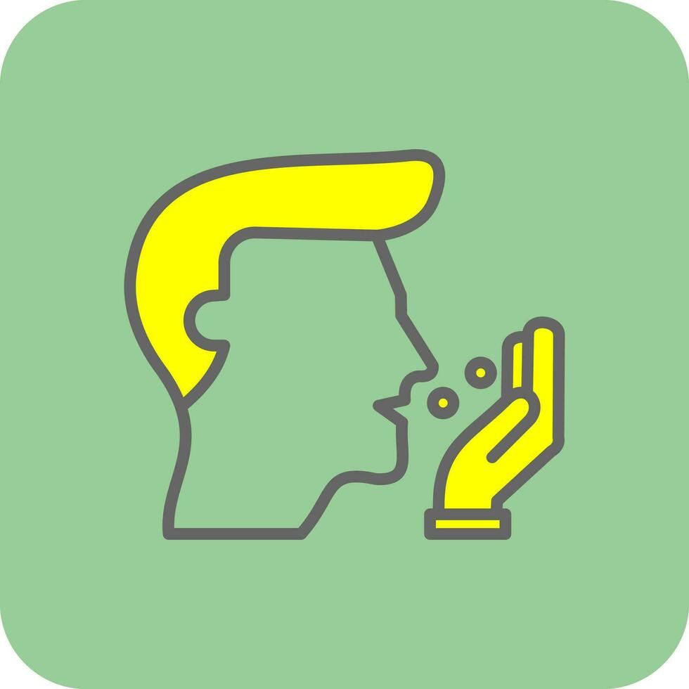 Cough Vector Icon Design
