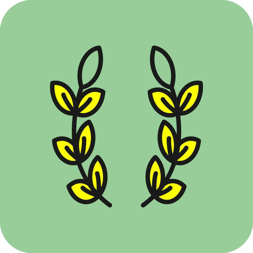 Laurel Vector Icon Design