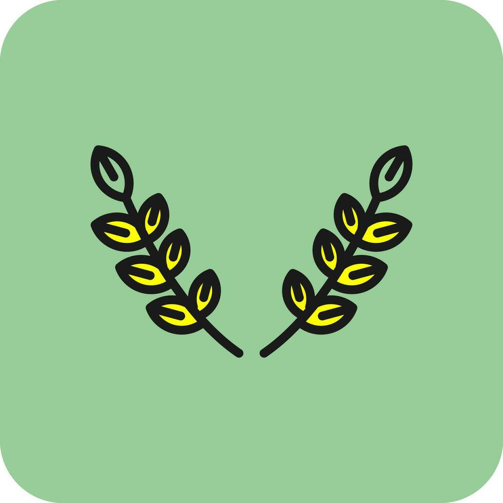Laurel Vector Icon Design