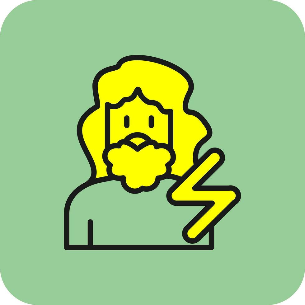 Zeus Vector Icon Design