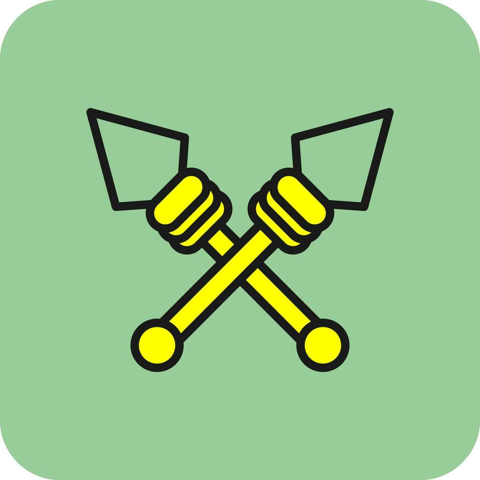 Spear Vector Icon Design