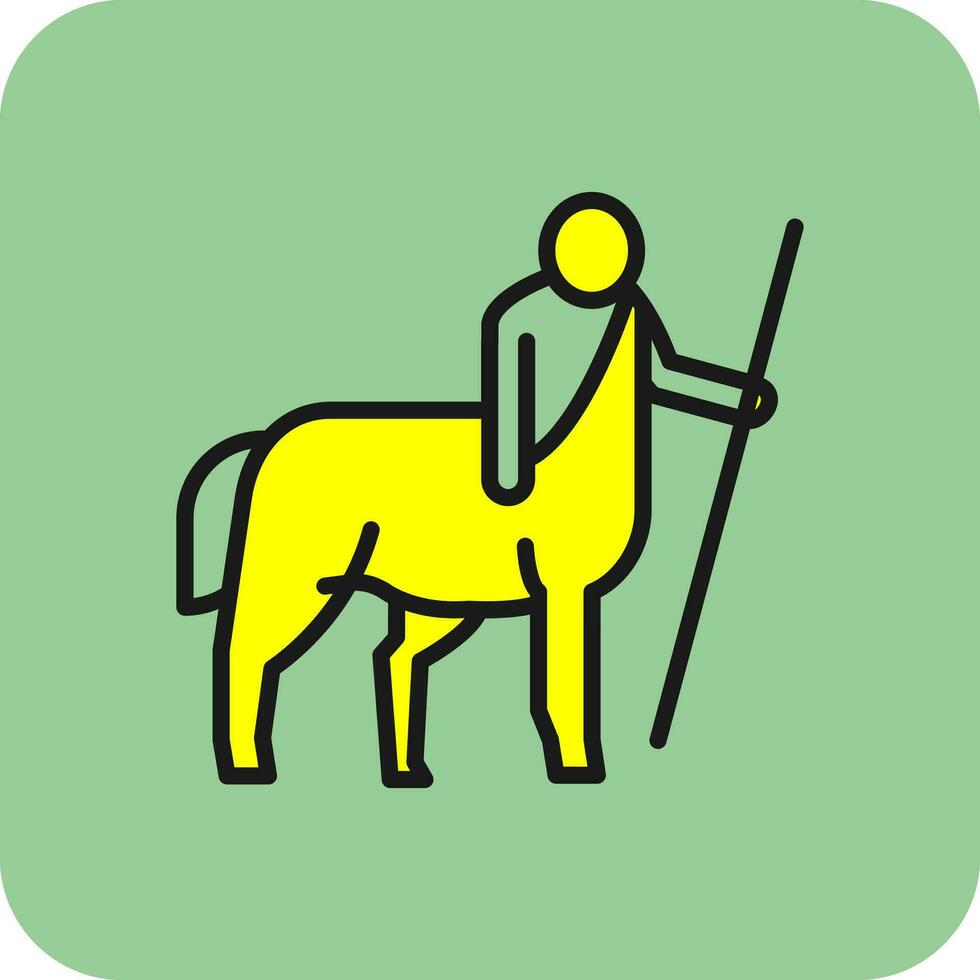 Centaur Vector Icon Design