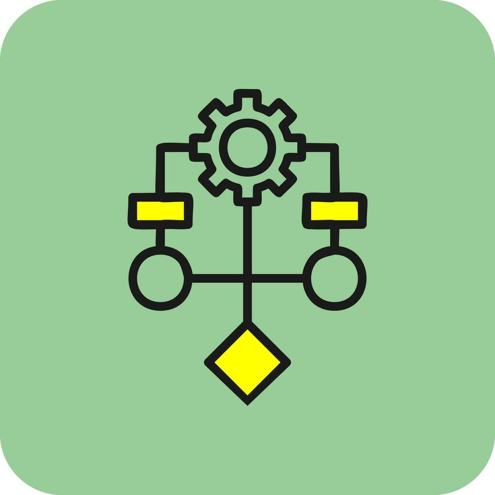 Algorithm Vector Icon Design