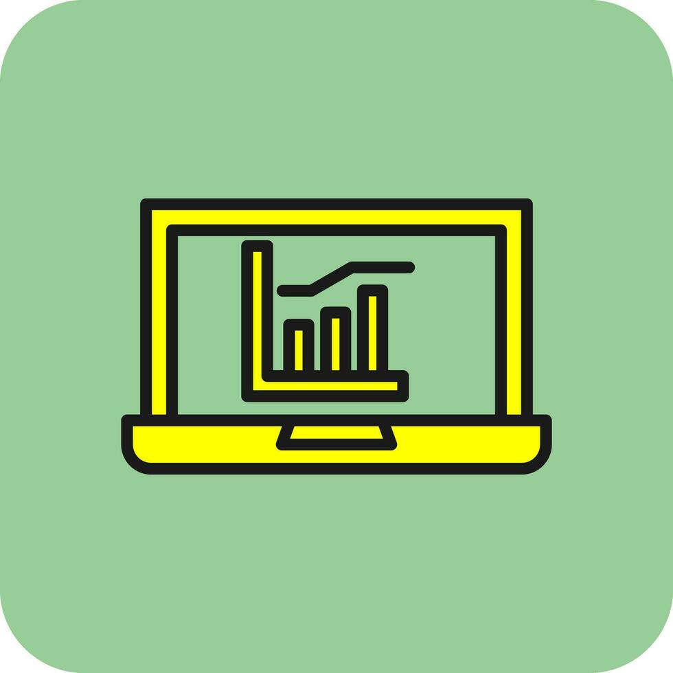 Analytics Vector Icon Design