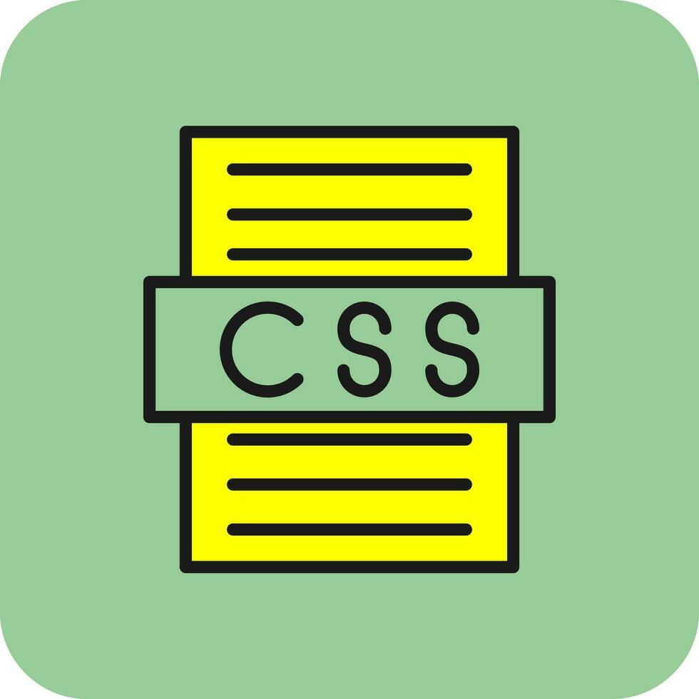 Css file Vector Icon Design