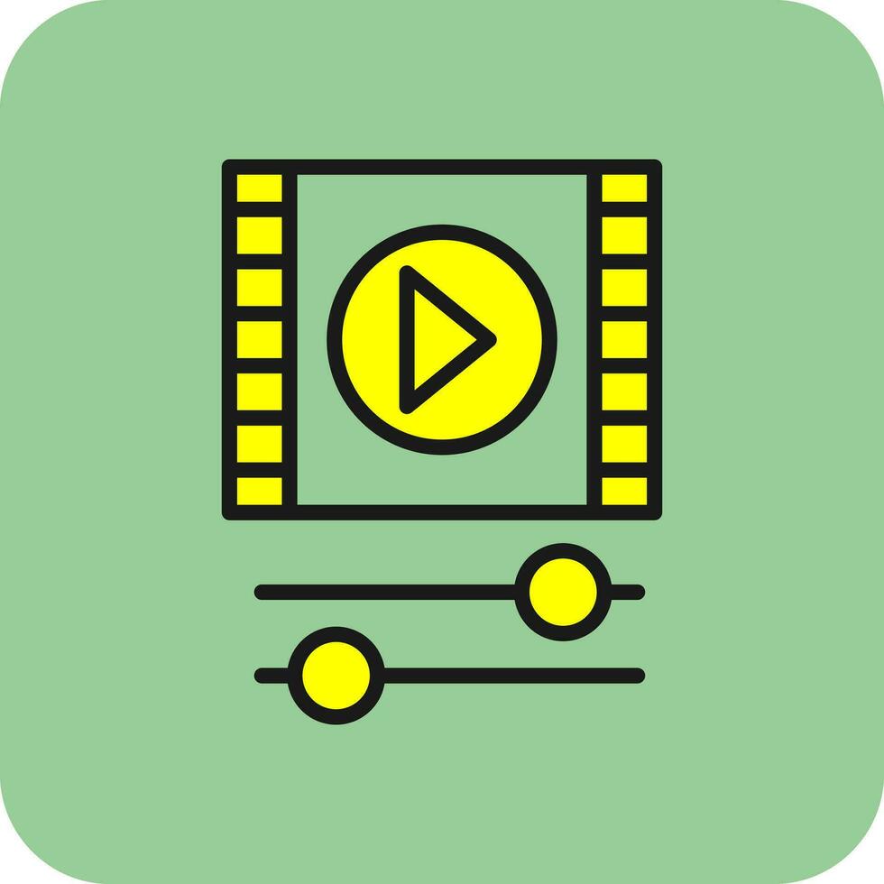 Video Vector Icon Design