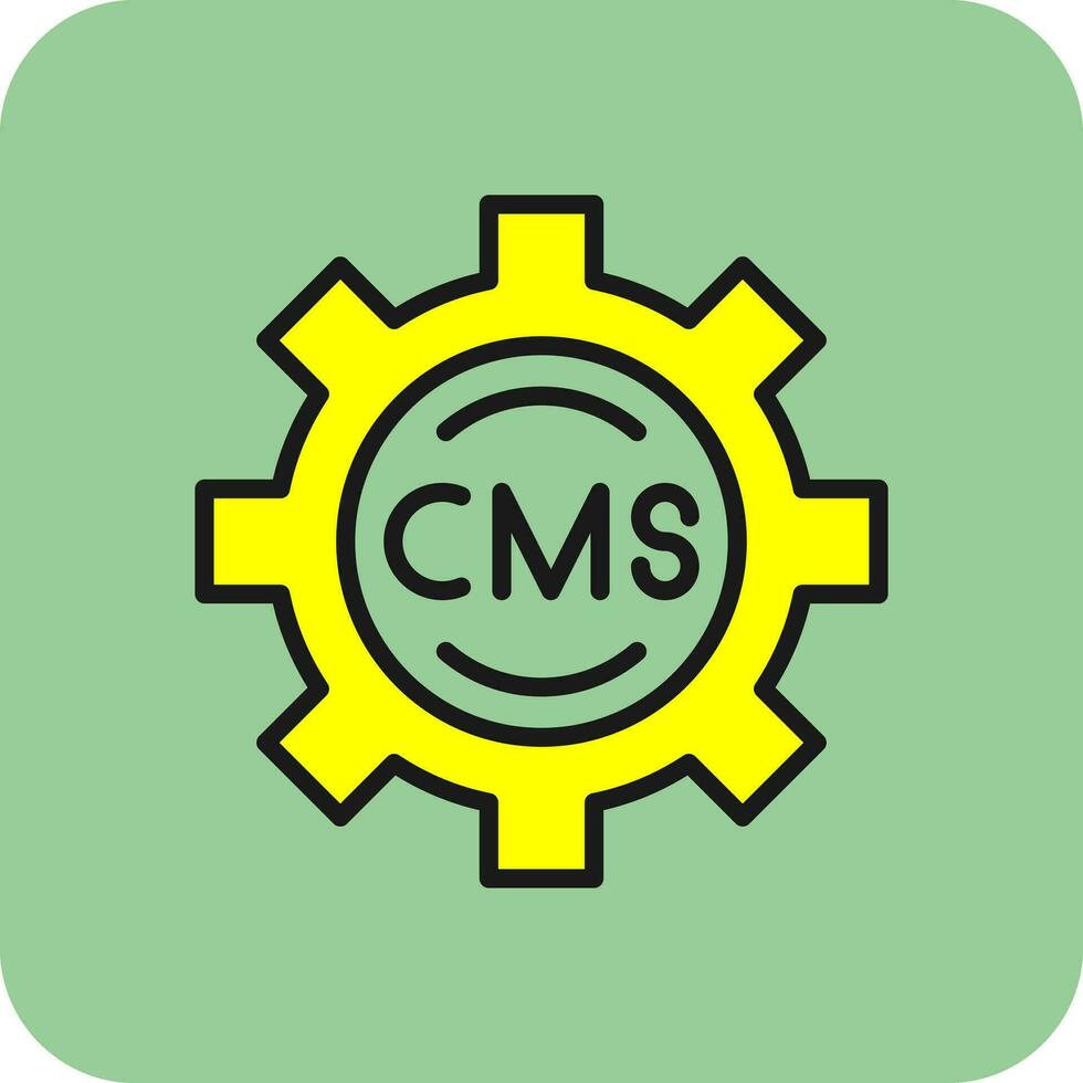 CMS Vector Icon Design