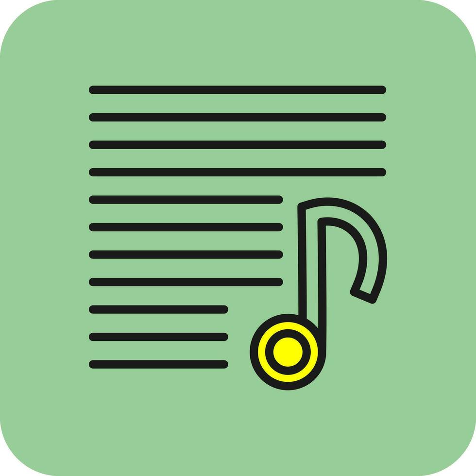 Playlist Vector Icon Design