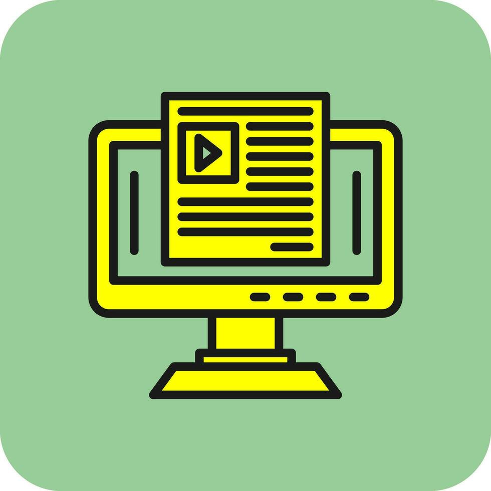 Blogging Vector Icon Design