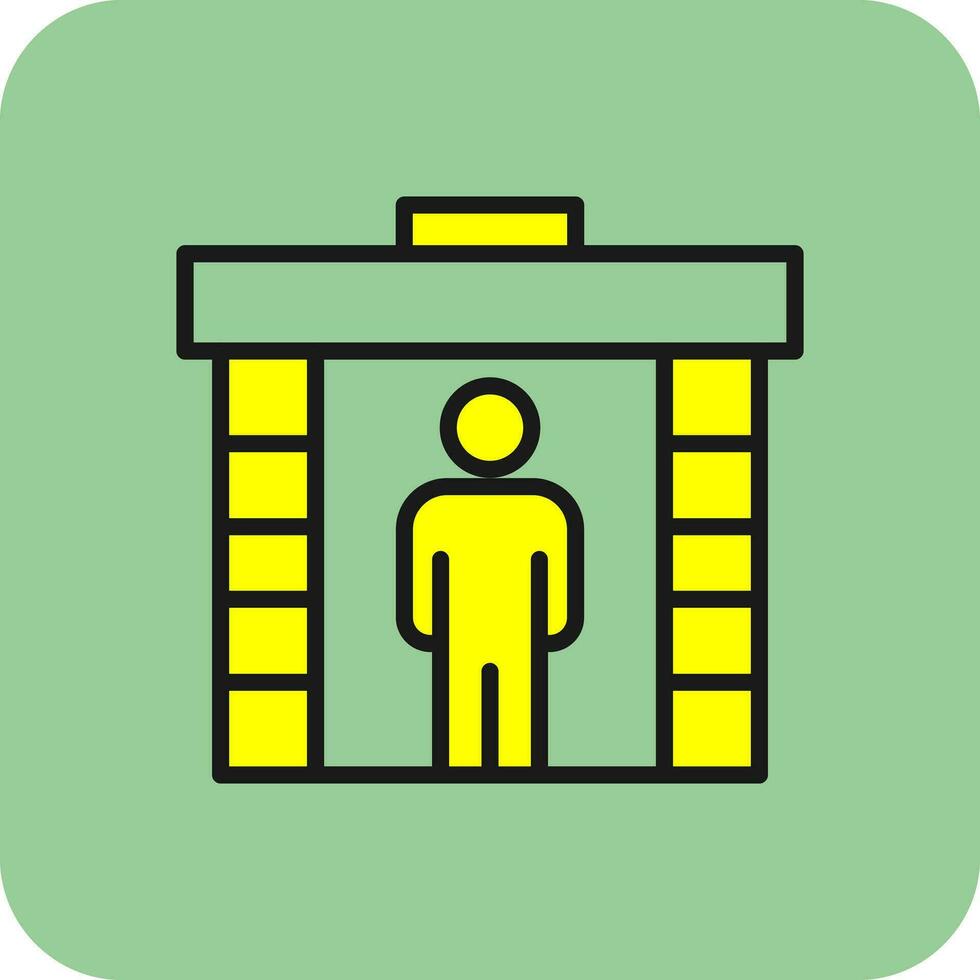 Metal detector Vector Icon Design