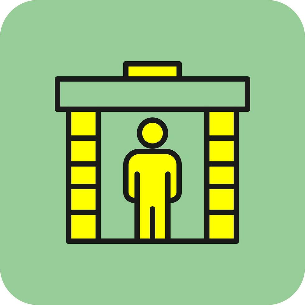 Metal detector Vector Icon Design