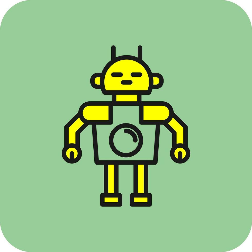 Robot Vector Icon Design