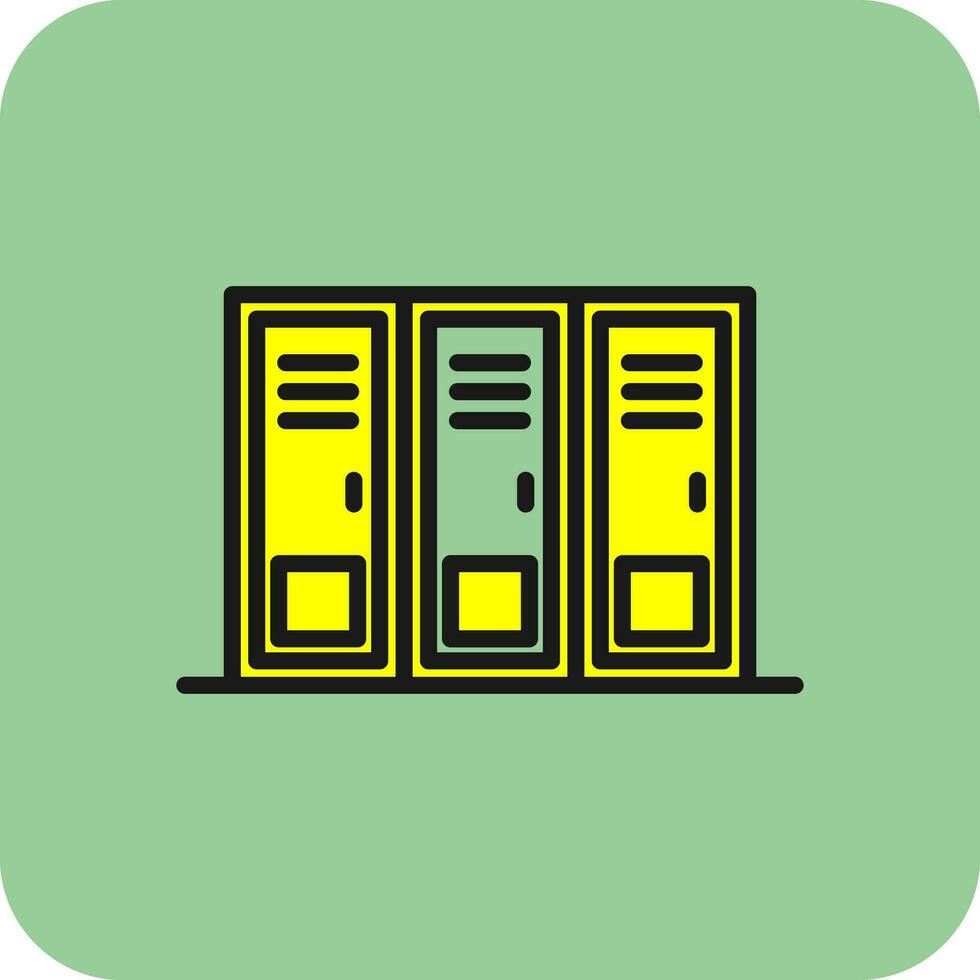 Locker Vector Icon Design