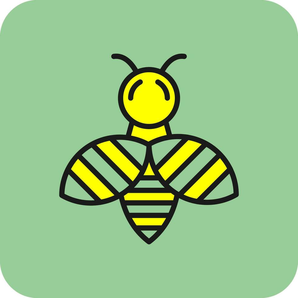 ortografía abeja vector icono diseño