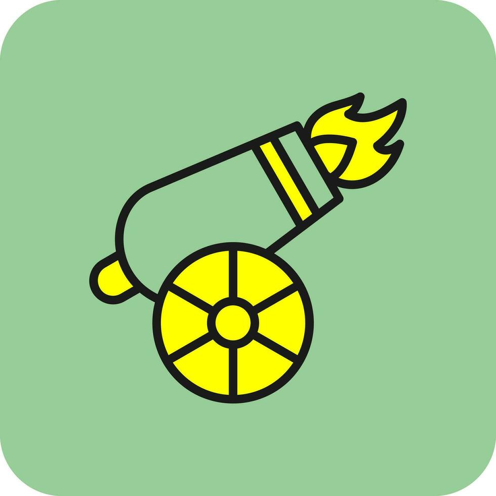 Cannon Vector Icon Design