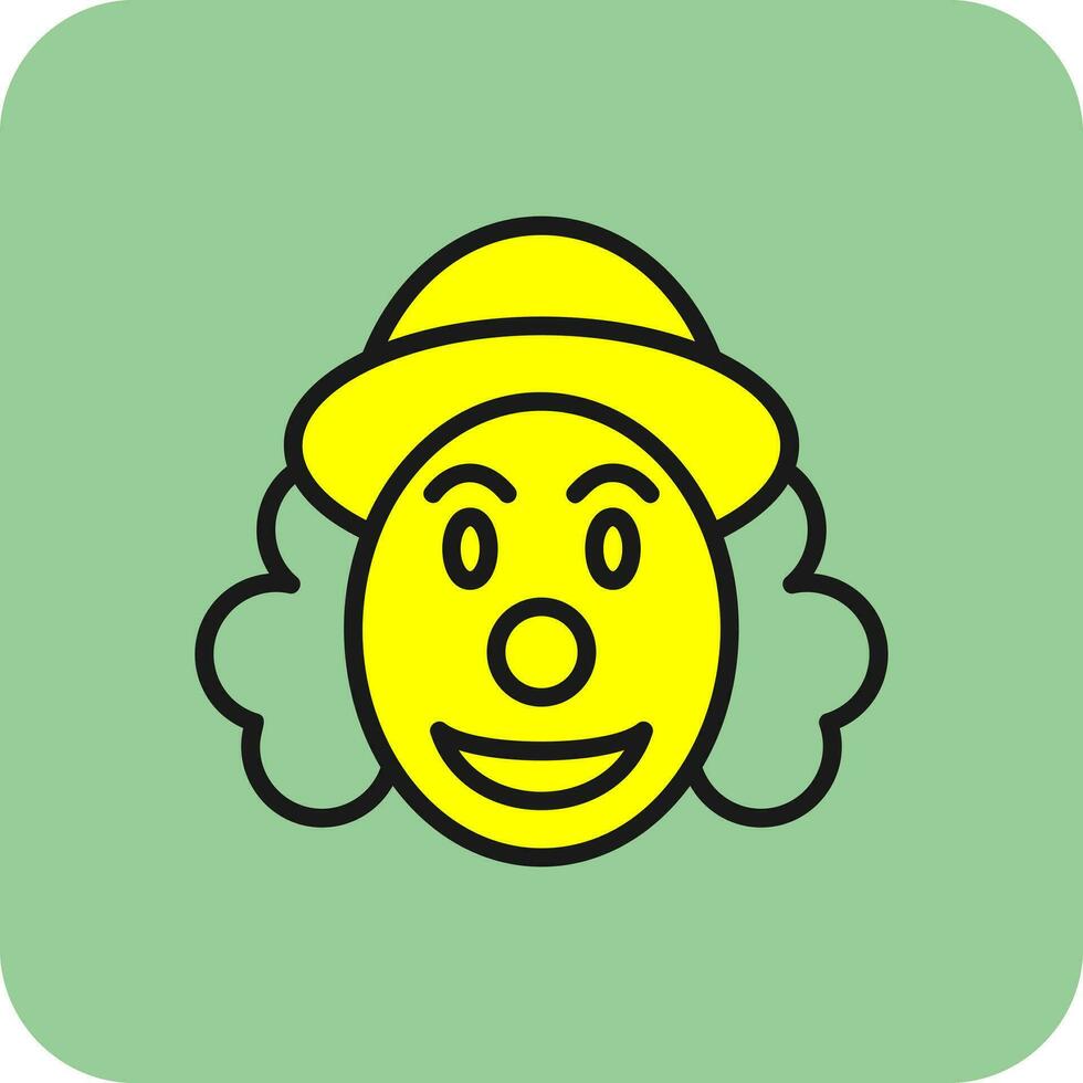 Clown Vector Icon Design