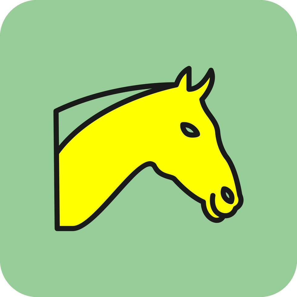 diseño de icono de vector de caballo