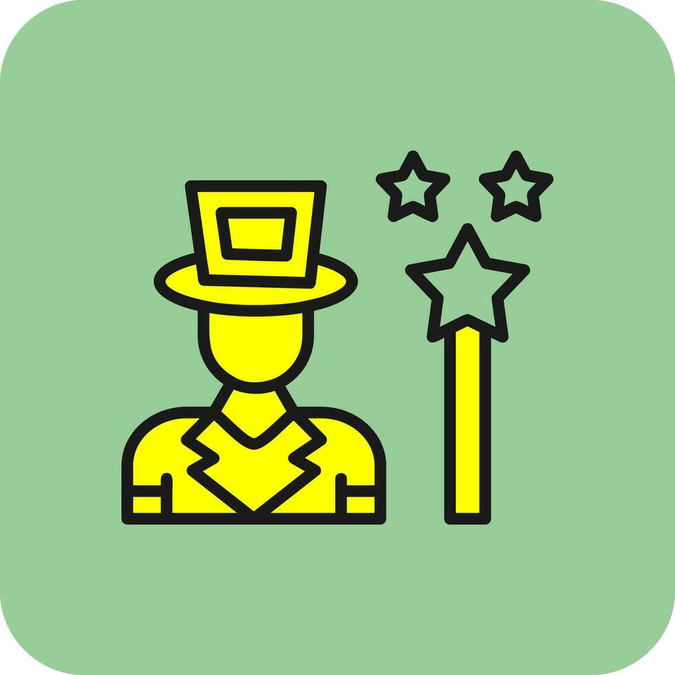 Magician Vector Icon Design