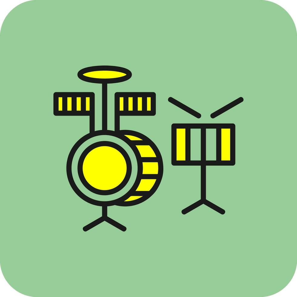 Drums Vector Icon Design