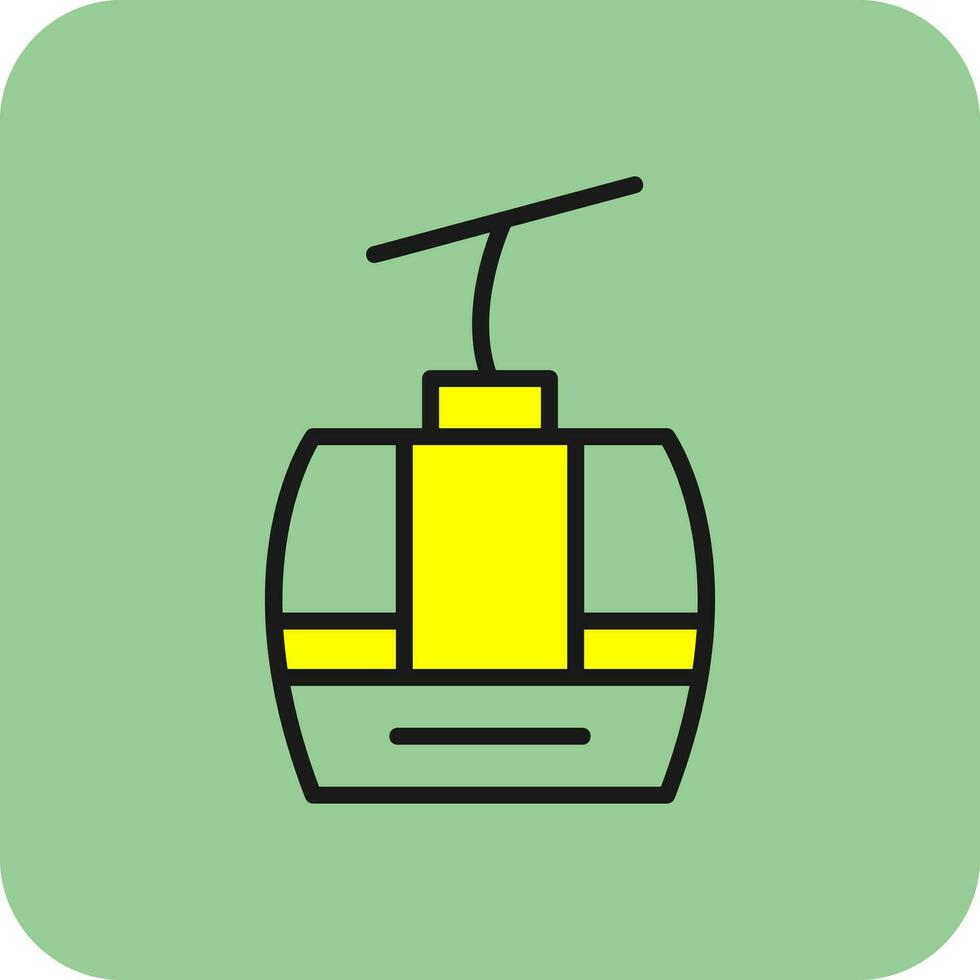 Gondola Vector Icon Design