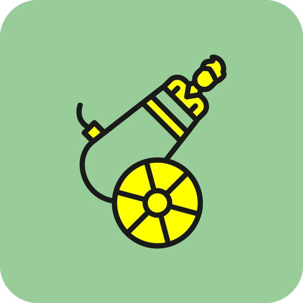 Human cannonball Vector Icon Design