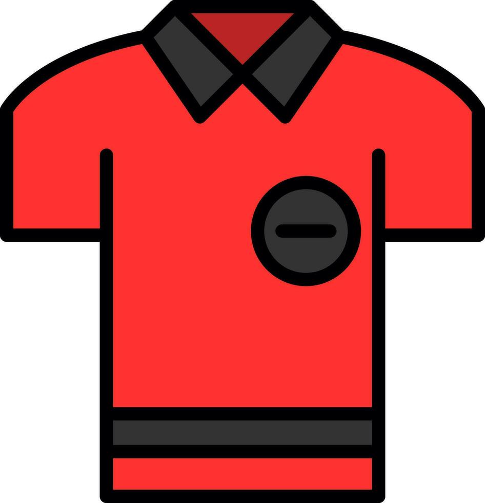 Polo shirt Vector Icon Design