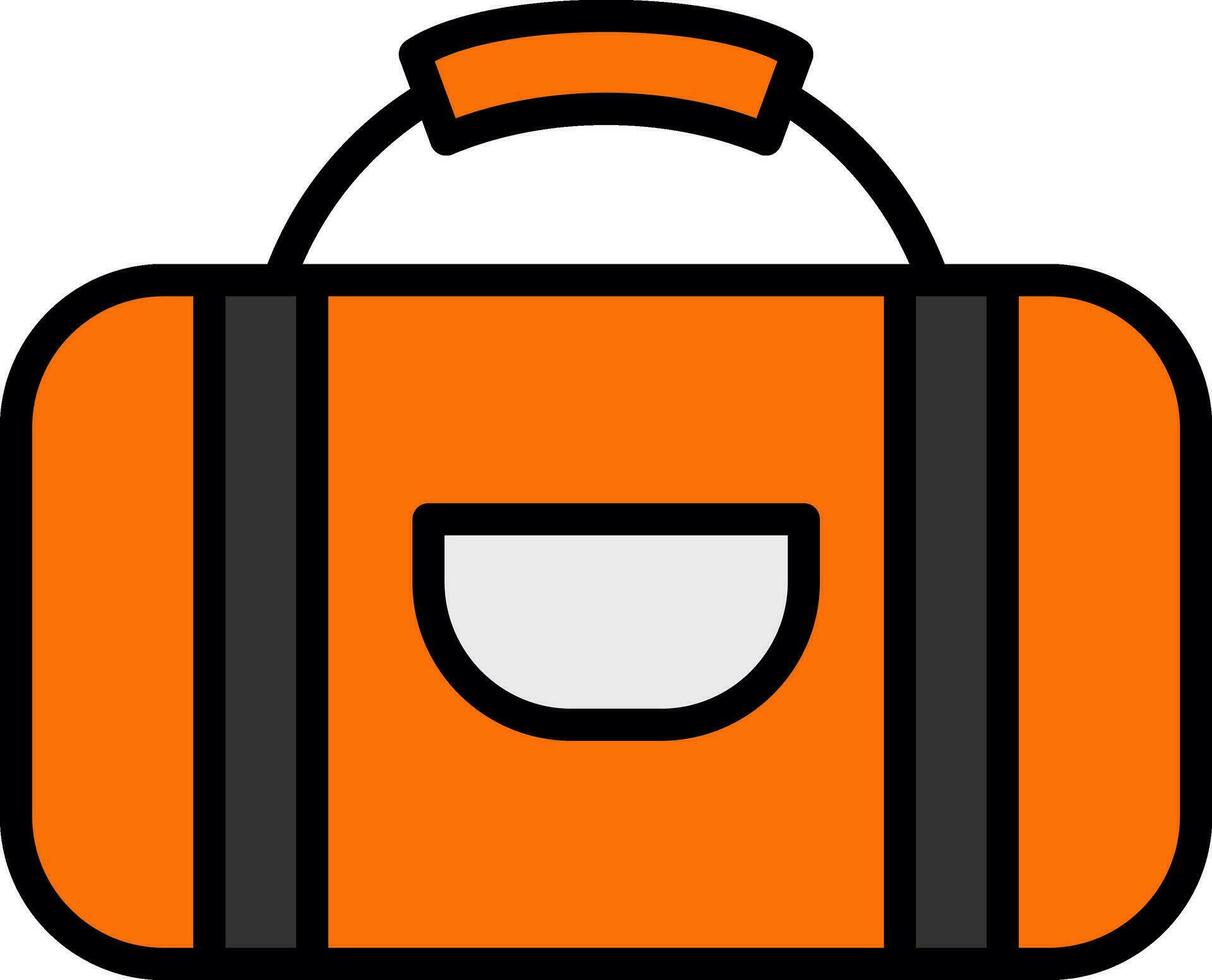 Sport bag Vector Icon Design