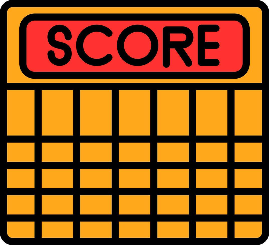 Score Vector Icon Design