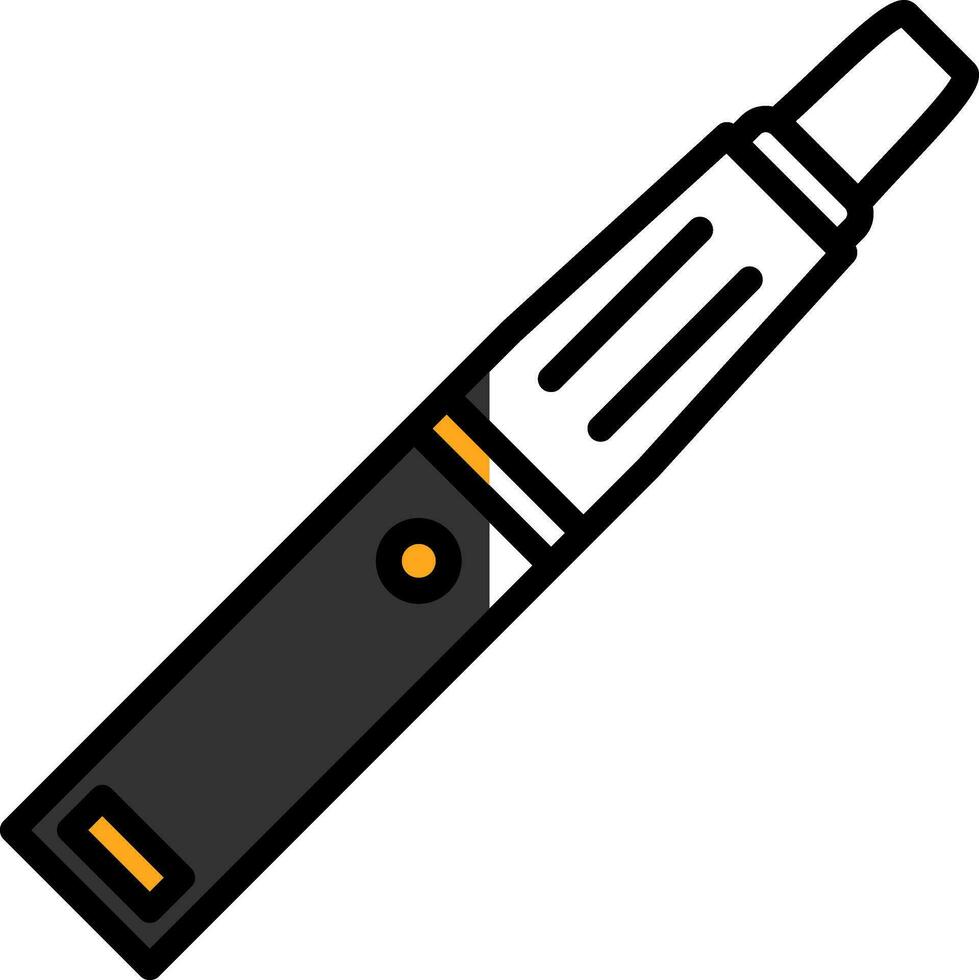 Electronic cigarette Vector Icon Design