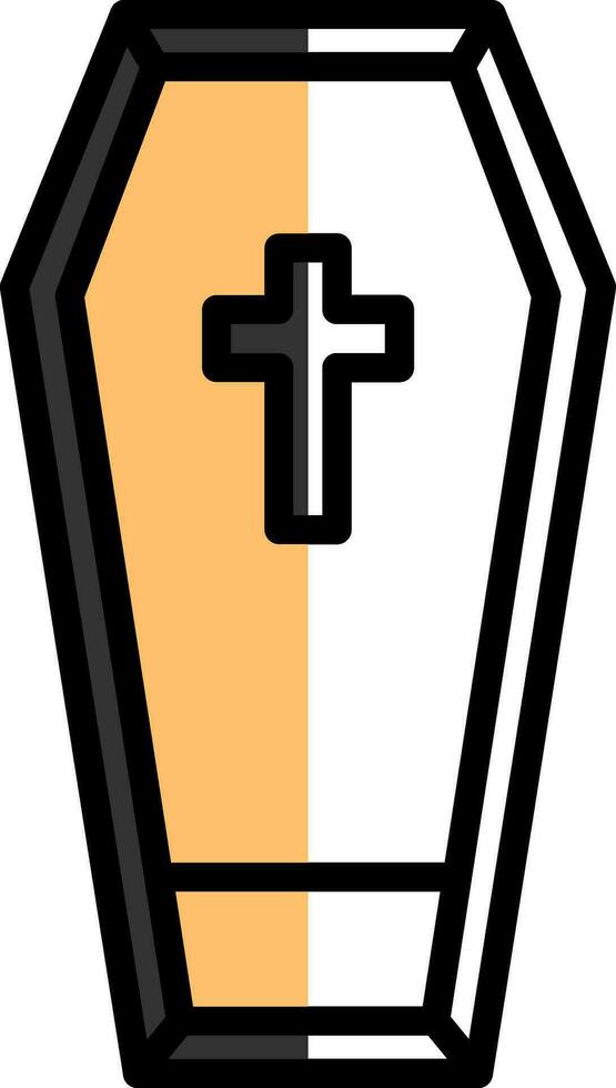 Coffin Vector Icon Design