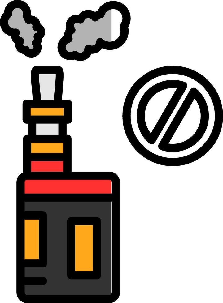 dejar de fumar vector icono diseño